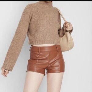Wild Fable Faux leather shorts